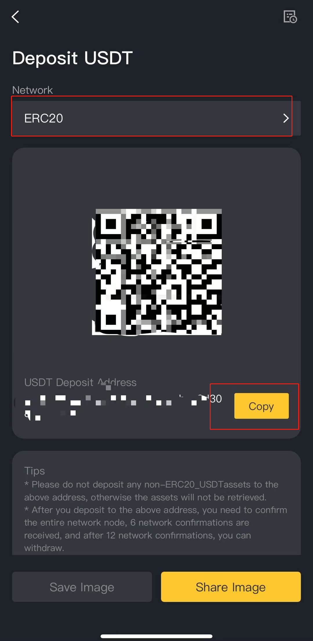 How to Deposit Crypto on the SuperEX App